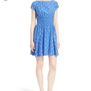 Kate Spade Blue Seahorse dress large